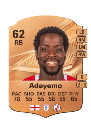 Adeyemo - 62 - Rare
