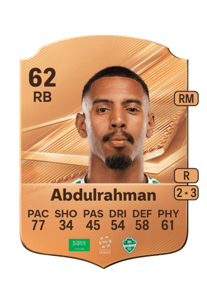 Abdulrahman - 62 - Rare