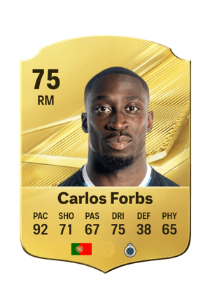 Carlos Forbs - 75 - Rare