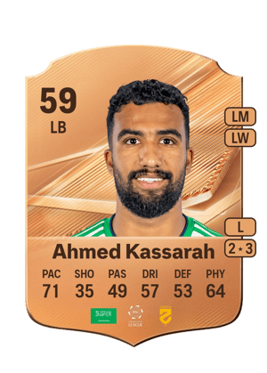 Ahmed Kassarah - 59 - Rare