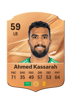 Ahmed Kassarah - 59 - Rare