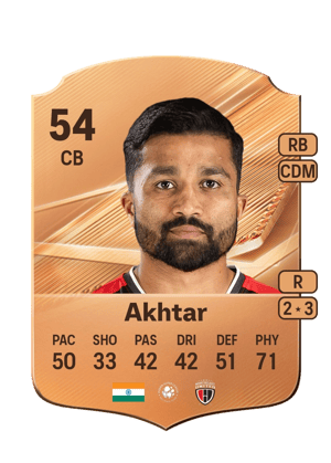 Akhtar - 54 - Rare