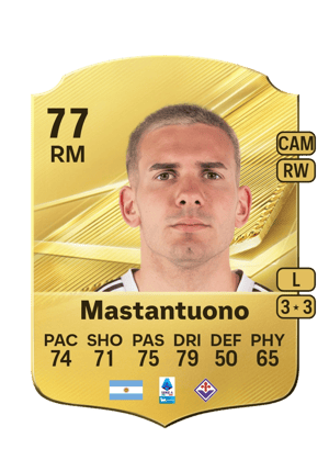 Franco Mastantuono-Karte aus FC 27