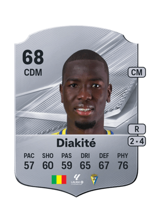 Diakité - 68 - Rare