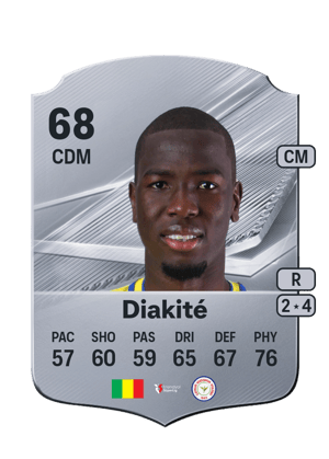 Diakité - 68 - Rare