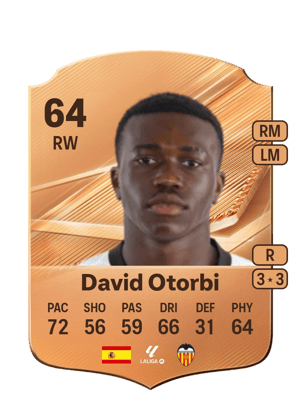 David Otorbi - 64 - Rare