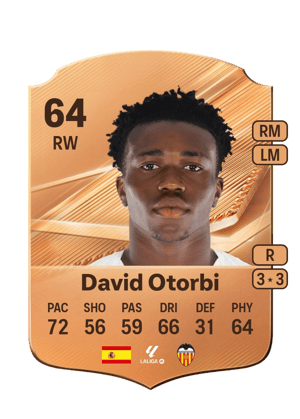 David Otorbi - 64 - Rare