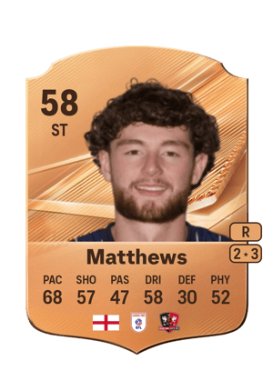 Matthews - 58 - Rare
