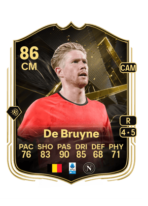 De Bruyne - 86 - Team of the week