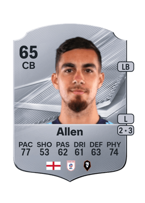 Carta de Taylor Allen en FC 27