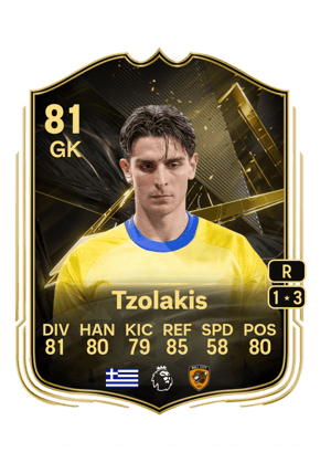 Tzolakis - 81 - Team of the week