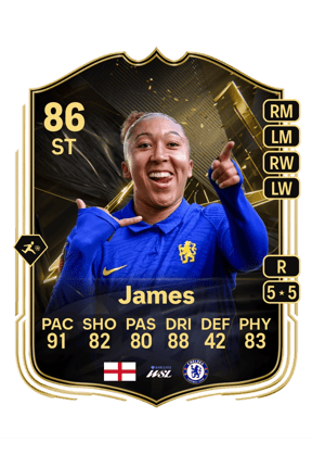 James - 86 - Team of the week