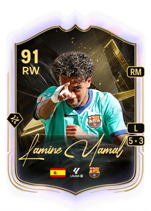 Lamine Yamal - 91 - Team of the week
