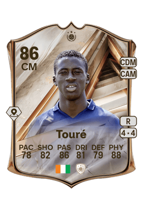 Touré - 86 - Debut International Icon