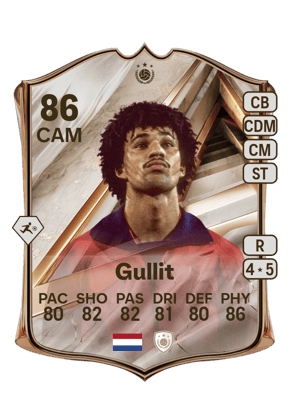 Gullit - 86 - Debut International Icon