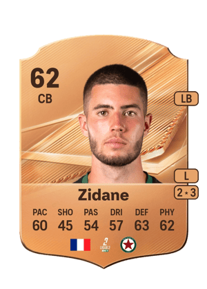 Zidane - 62 - Rare