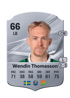 Wendin Thomasson - 66 - Rare