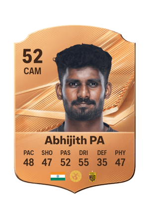 Abhijith PA - 52 - Rare