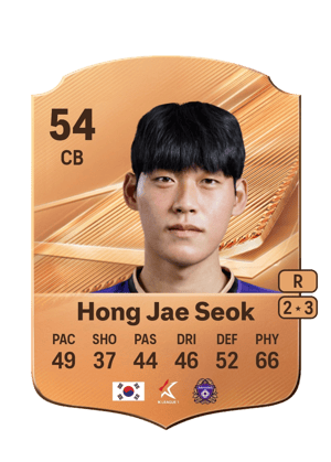 Hong Jae Seok - 54 - Rare
