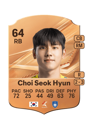 Choi Seok Hyun - 64 - Rare