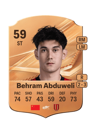Behram Abduweli - 59 - Rare