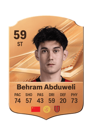 Behram Abduweli - 59 - Rare