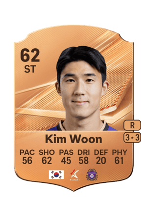 Kim Woon - 62 - Rare