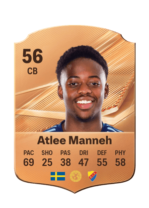 Atlee Manneh - 56 - Rare