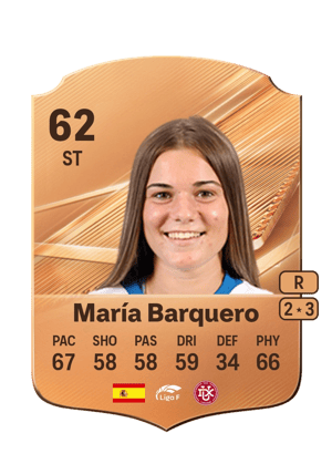 María Barquero - 62 - Rare