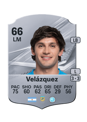 Juan Martín Velázquez FC 27 card