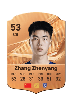 Zhang Zhenyang - 53 - Rare