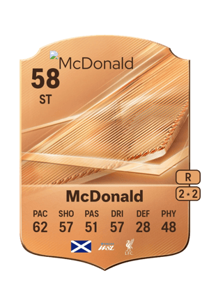 McDonald - 58 - Rare