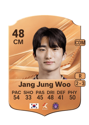 Jang Jung Woo - 48 - Rare