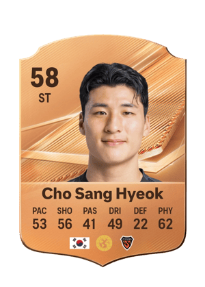 Cho Sang Hyeok - 58 - Rare