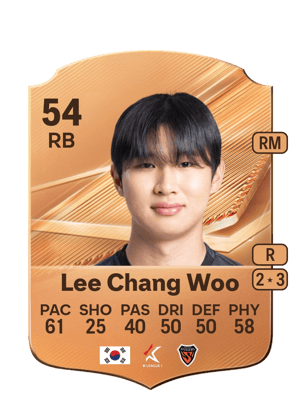 Lee Chang Woo FC 27 card