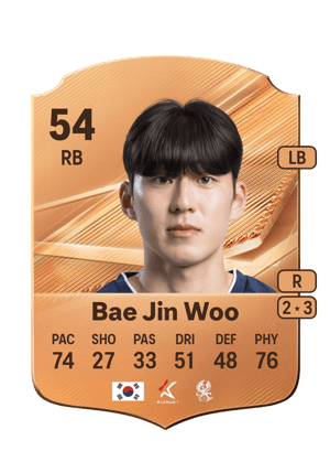 Bae Jin Woo - 54 - Rare