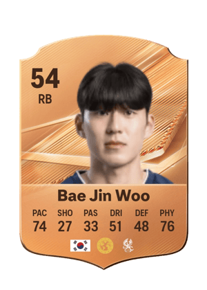 Bae Jin Woo - 54 - Rare