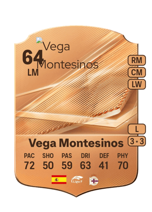 Vega Montesinos - 64 - Rare