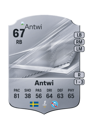 Antwi - 67 - Rare