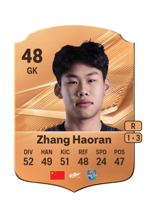 Zhang Haoran - 48 - Rare