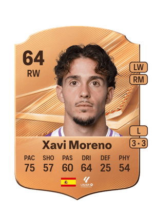Xavi Moreno - 64 - Rare