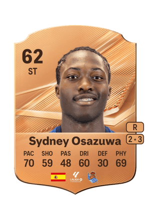 Sydney Osazuwa - 62 - Rare