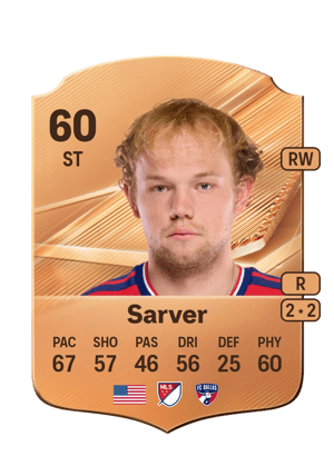Samuel Sarver FC 27 card
