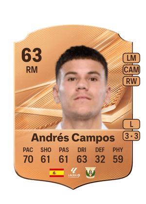 Andrés Campos - 63 - Rare