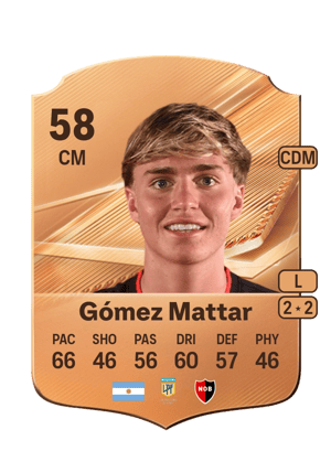 Gómez Mattar - 58 - Rare