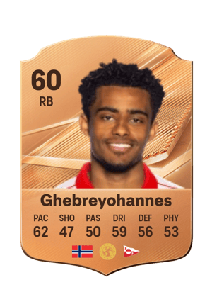 Ghebreyohannes - 60 - Rare