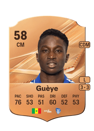 Guèye - 58 - Rare