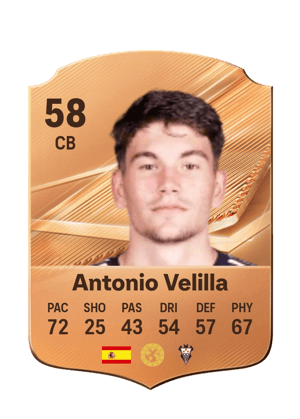Antonio Velilla - 58 - Rare