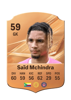 Saïd Mchindra - 59 - Rare
