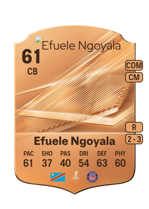 Efuele Ngoyala - 61 - Rare